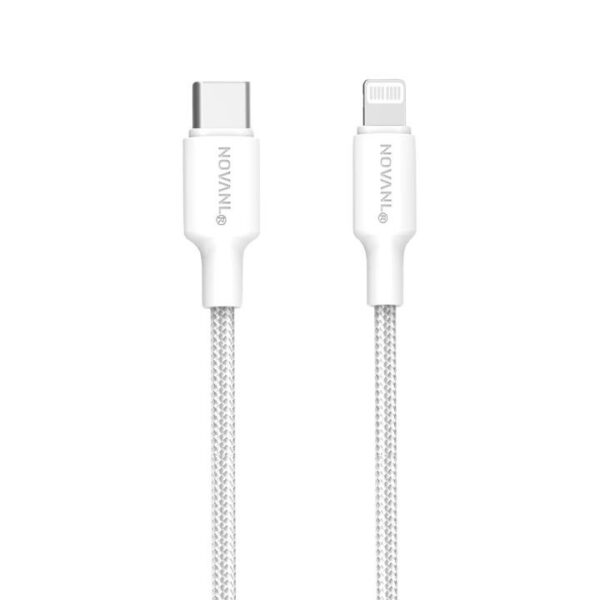 NovaNL Speedcharge USB-C to 8-pin - 1 Meter  Wit